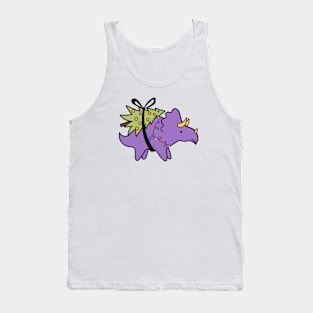 dinosaur christmas tree Tank Top